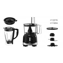 Sona Food Processor With accessories 800 W Black 2 Speeds