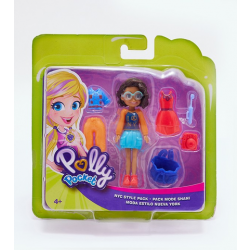 Polly Pocket Doll With Clothes New York Fashion Pack