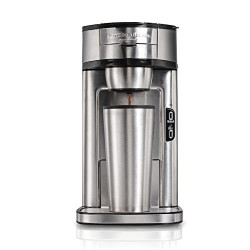 Hamilton Beach Scoop Single Serve Coffee Maker, Stainless Steel