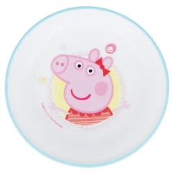 Stor non slip bicolor premium bowl peppa pig core