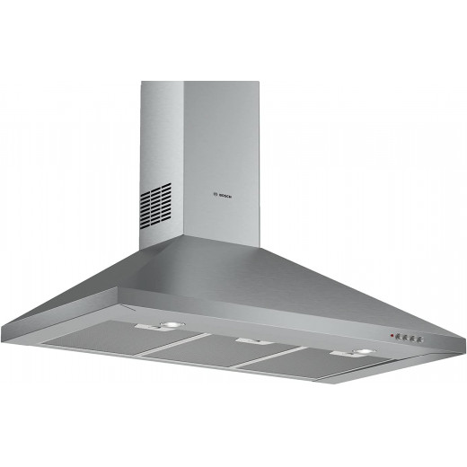 chimney hood, 90 cm - silver Bosch