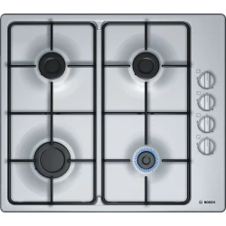 Bosch gas hob 60 cm Stainless steel Serie | 4