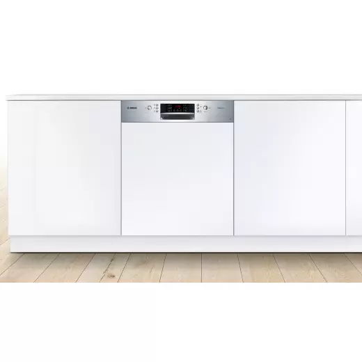 Bosch semi-integrated dishwasher 60 cm Stainless steel Serie | 4