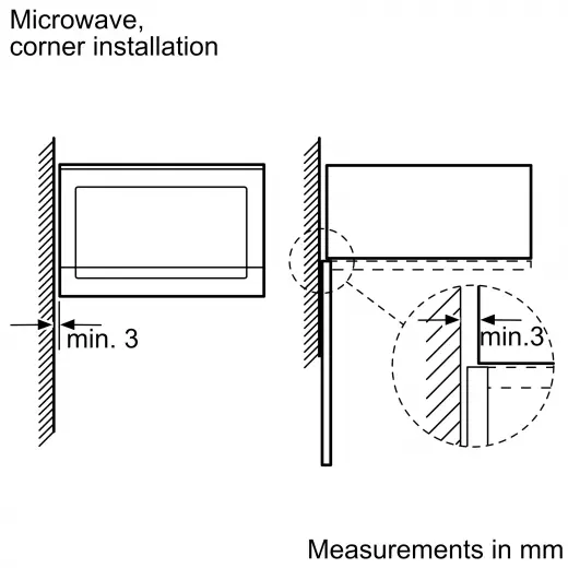 Bosch Built-In Microwave 59 x 38 cm Serie | 6