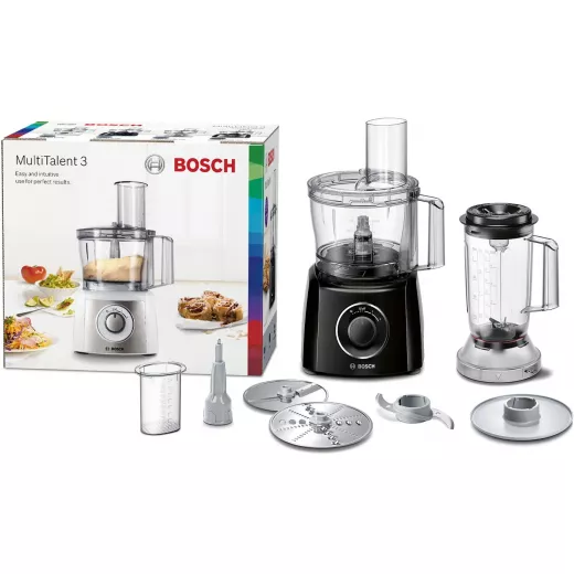 Bosch Food processor MultiTalent 3 800 W Black