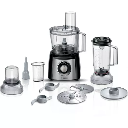 Food processor MultiTalent 3 800 W Black, Brushed stainless steel