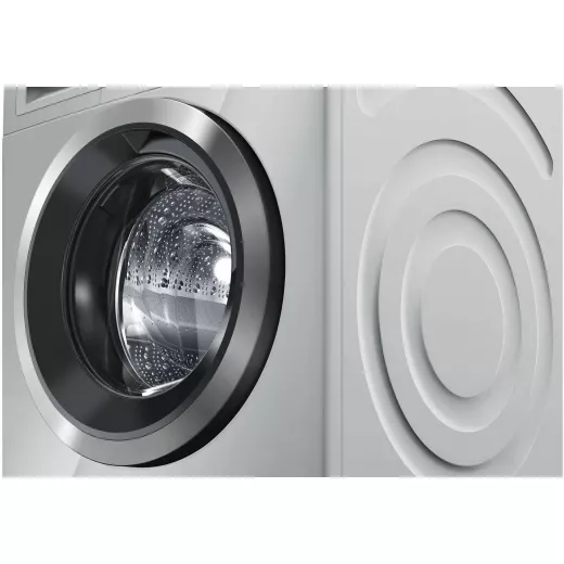 Bosch Serie | 8 washing machine, frontloader fullsize 9 kg 1600 rpm, Inox-easyclean