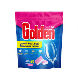 Golden Dishwasher Tablets Refreshing Flowers 60 Tablets