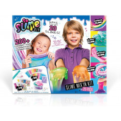 Canal toys mix 'in kit-pack of 20 slimes multi-colored