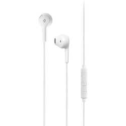 ttec RIO In-Ear Headphones with Built-in remote control , White