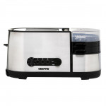 Geepas 5 in 1 toaster with egg boiler and poachers