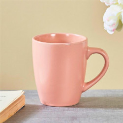 Decopor Stoneware Pink Color Mug 360 milliliter