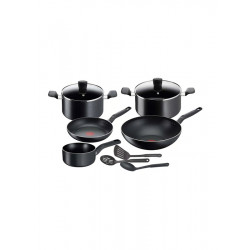 Tefal Super cook 10 pc set black