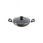 Tefal G6 delecia kadhai 24cm +glass lid