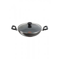 Tefal G6 delecia kadhai 24cm +glass lid