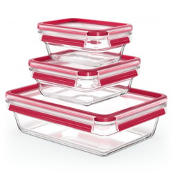 Tefal masterseal glass box set of 3 pieces