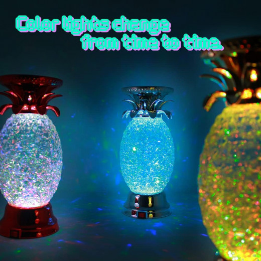 Colorful pineapple water globe glitter swirl led candle holder pedestal bath and body works 3-wick