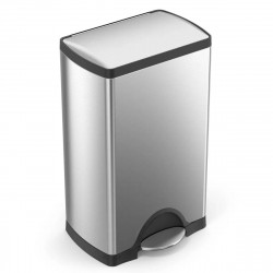 Simplehuman steel bin rectangular brushed 38l