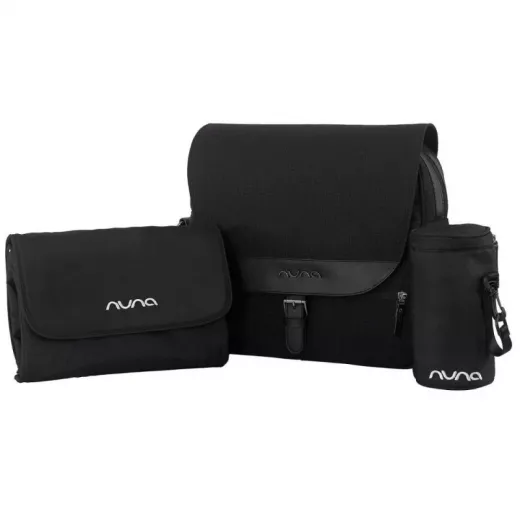 Nuna diaper bag black