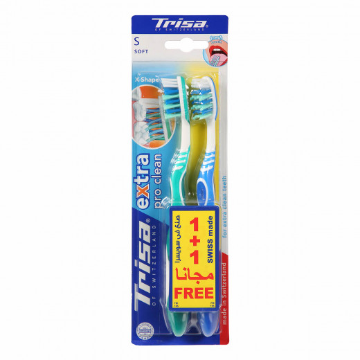 Trisa Pro-Clean Tooth Paste Soft 1+1