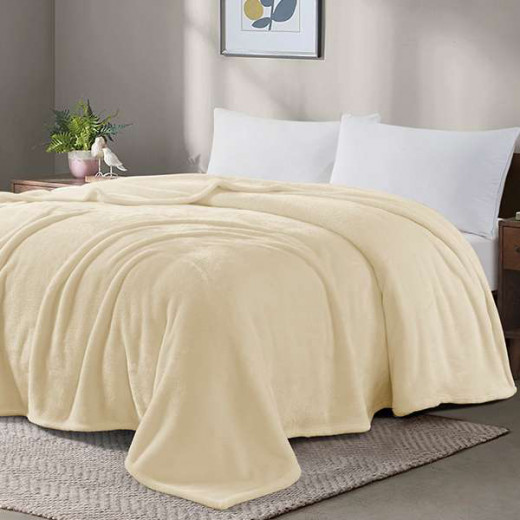 Nova Home Silky Blanket - King/Super King - Beige