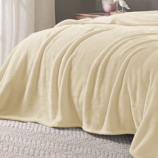 Nova Home Silky Blanket - King/Super King - Beige