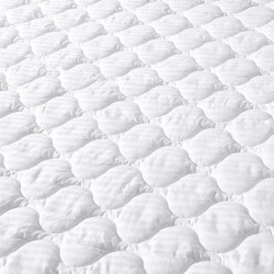 Cannon Matress Protector Pad, White Color, Size 180x200