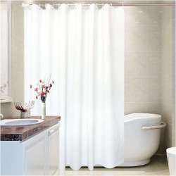 Weva Shower Curtain Water Proof Fade Out, Beige Color, Ramada Design, 180*200