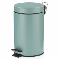 Kela Monaco Waste Pedal Bin Dark Green, 3 Liter