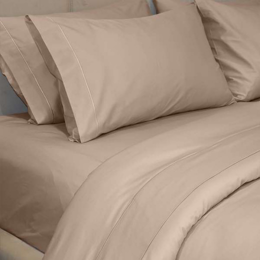 Fieldcrest Plain Duvet Cover King Size, Linen Color