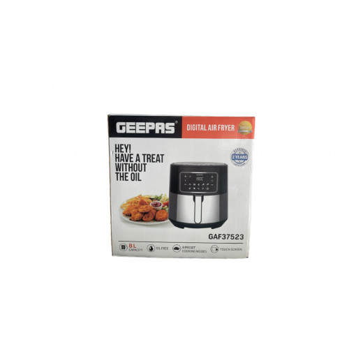 Geepas digital air fryer 8L