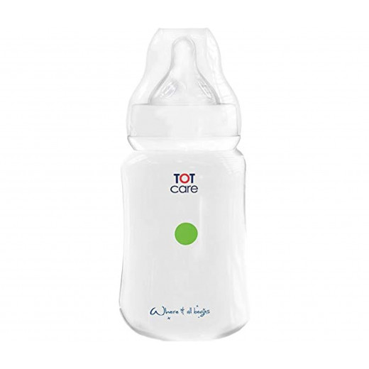TOT Care  Feeding Bottle Free Flow Nipple 210 ML