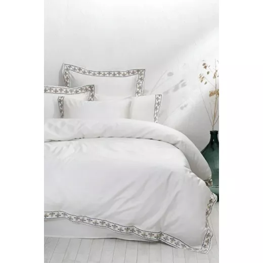 EcoCotton Duvet Cover   Mira King Unique 6Pcs Set