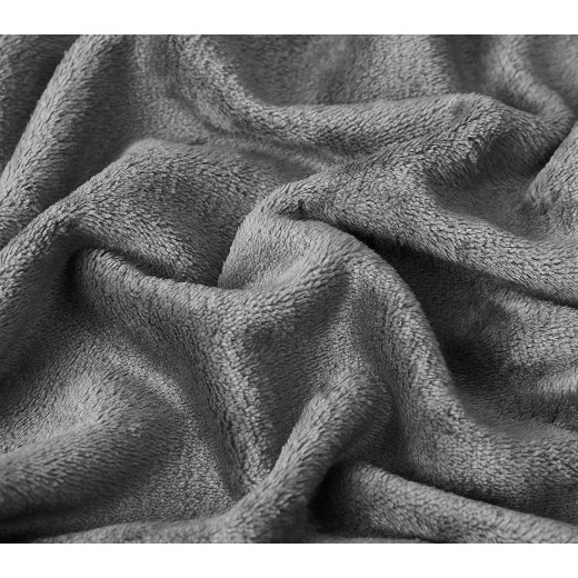 Nova Home Silky Blanket - Single/Twin - Grey