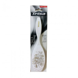 Trisa Brushing Large Red Rubber Design Hair Comb