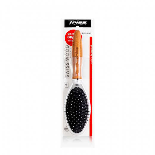 Trisa  hair brush with light bristles