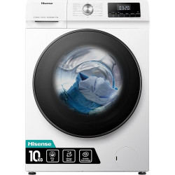 Hisense Freestanding 10KG Programs 1400 RPM White Energy Rating E