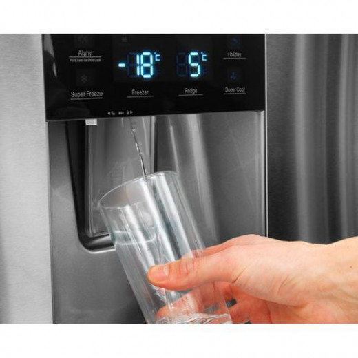 Hisense refrigerator - 536l - a+ - french door - water dispenser
