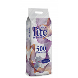 Life Toilet Roll 500 sheets 2 ply