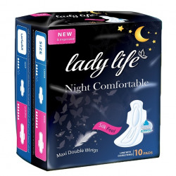 Lady Life Night 10 Pads