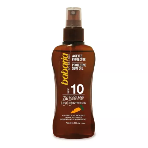 Babaria Tan Oil Zan Spf 10 100ml