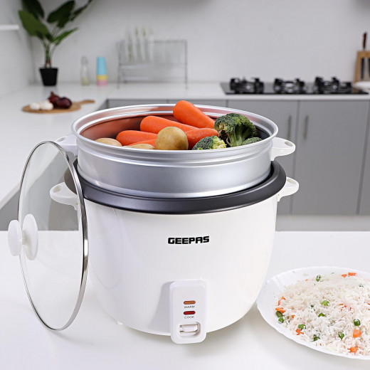 Geepas Automatic Rice Cooker, 2.8 Litter, 900 Watt