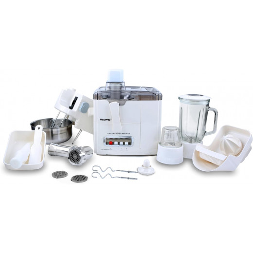 GEEPAS 10-In-1 Food Processor Juicer