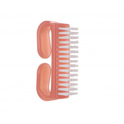 Nail brush 7061 L, with handle, pale pink