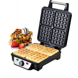 GEEPAS 4 Slice Waffle Maker