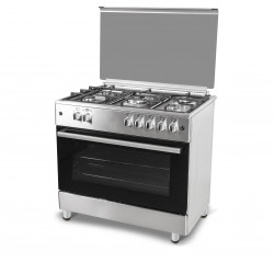 Conti Gas Cooker, 90cm, 5 Burners, Cast Iron