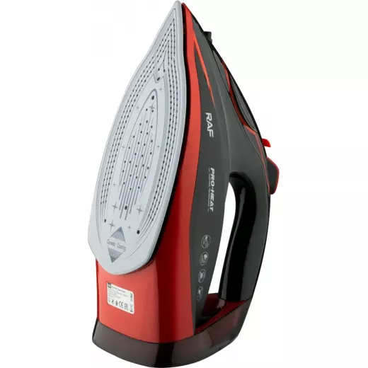 RAF Steam Iron, 2600 Watt, Ceramic Soleplate