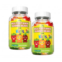 ALFA VITAMINS Multivitamin Gummy Bears for Kids, 2 Packs