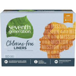 Seventh Generation Pantiliners, 50 Count