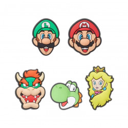 Crocs Jibbitz Symbol Shoe Charms for Crocs Super Mario 5 Pack